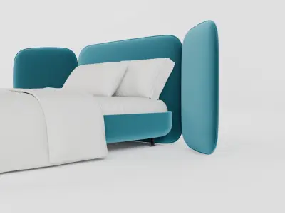 Double Bed 3 3D model