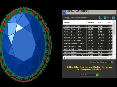 RUBY BIG STONE RING 3D PRINTABLE MODEL  3D print model