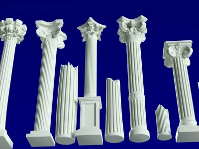 Columns Classic 3D model