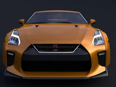 Nissan GTR R35 3D model