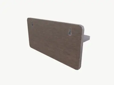 key Hanger Low-poly 3D model