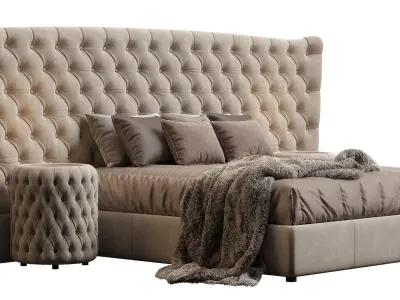 BED VOGUE MAXI LETTO DV HOME COLLECTION 3D model