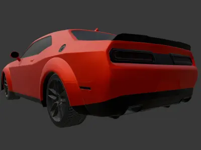 Dodge Challenger SRT Hellcat 2018 3D model