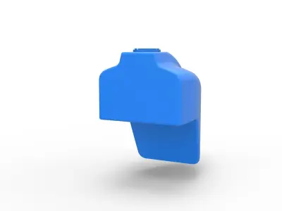 Tail tank of 600 Micro sprint car Scale 1 to 25 3D print model