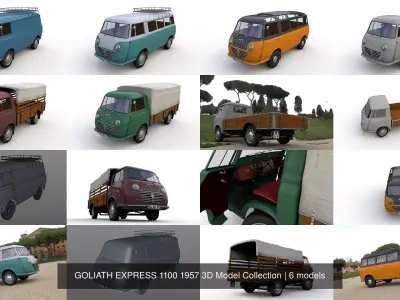 GOLIATH EXPRESS 1100 1957 3D Model Collection 3D Model Pack