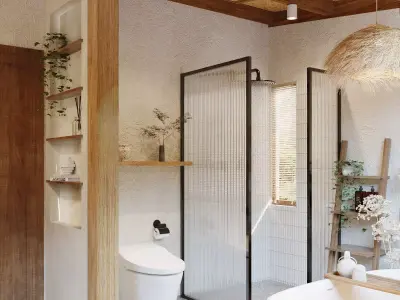 modern bathroom interior scenes 27 3D model