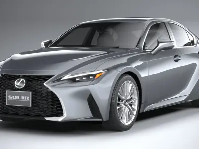 Lexus IS 2021 3D model