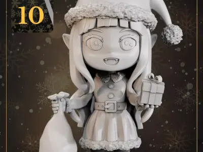 Day 10 I Christmas Advent Calendar 3D print model