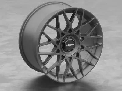 Rotiform BLQ-C Option 1 Wheel 3D Model 3D model