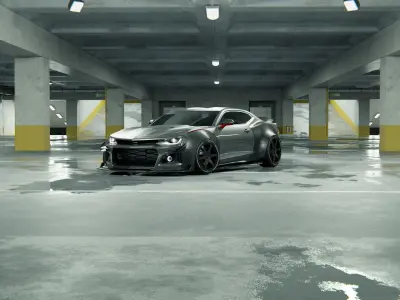 Parking Theme Environment  3D model