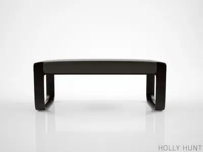 Holly Hunt Sabina bench 3D model