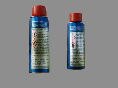 Lubricant Spray - Low and High poly Low-poly 3D model