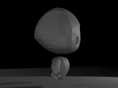 Low poly robot for free Free low-poly 3D model