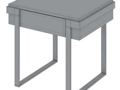 Bedside table AVENUE by Luxence Luxury Living 3D model