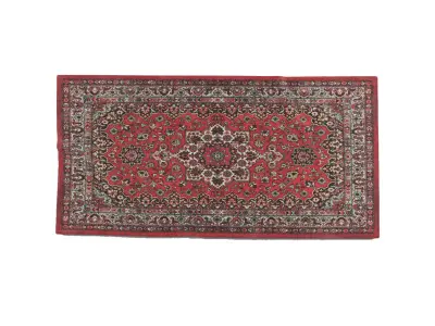 Turkish Vintage Carpet 03  3D model