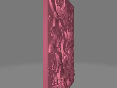 Flowers Poster 2 3D print model