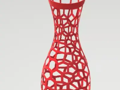 vase pot pen holder flowers pottery Free 3D print model