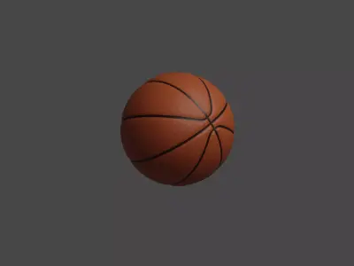 Basketball ball Low-poly 3D model buy