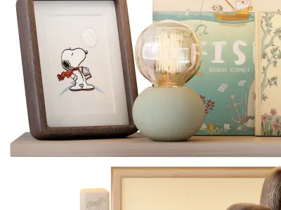 Decor for childrens room 04 3D model