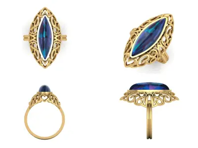 Ring od 50 3D print model