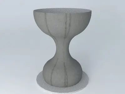 Váza, kov Free 3D model