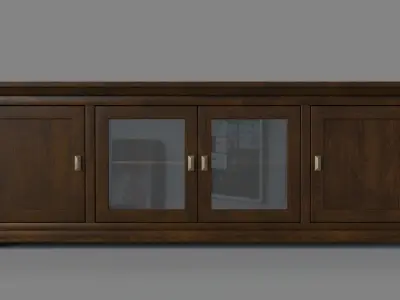 Crowne 72 Media Console 3D model