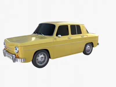 Generic 60s European Car 3D model