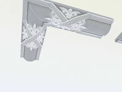 Classic Patterned Lath Free 3D model
