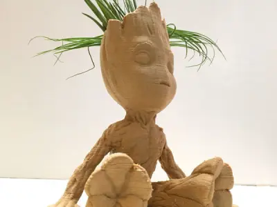 Vase Baby Groot 3D print model