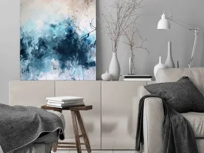 Blue Ink Frame 3D model