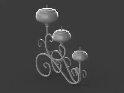 Candle Stand 3D model