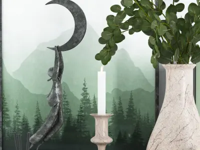 Decorative set 15 3D model