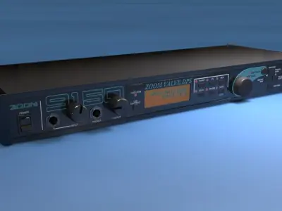 Zoom 9150 Guitar effect 3D model