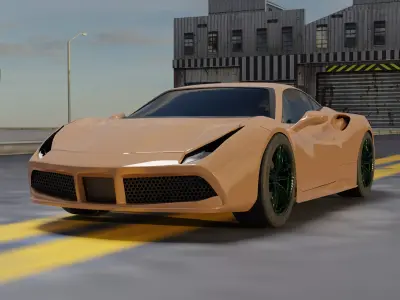 Ferrari 488 GTB  3D model