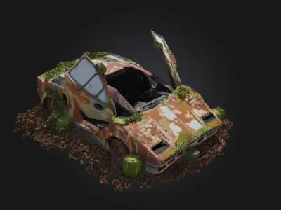 Deserted Dreams  Echoes of a Lost Civilization 3D model