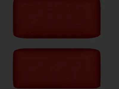 Poof for bedroom 3D model