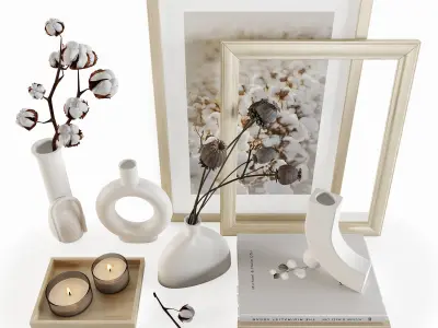 Decorative set w007 3D model