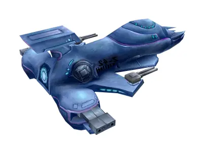 Lightweight - Battleship 02 3D model