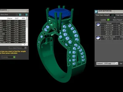 ring code 97 3D print model