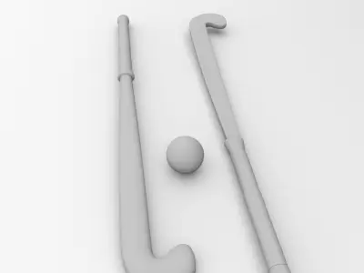 Hockey Stick 3D model