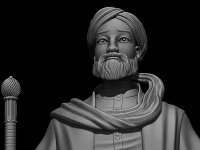 Ali-Shir Navai - Alisher Navoi Statue 3D print model