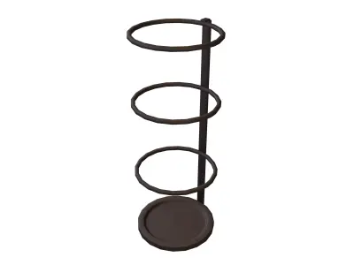 Modern Design Umbrella Stand v1 002 Low-poly 3D model