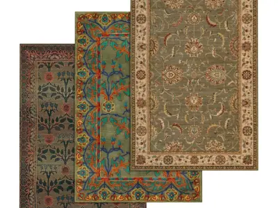 Rug Set 601 3D model