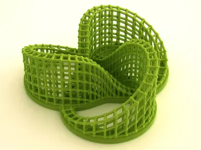 Print object02 wire sculpture 3D print model