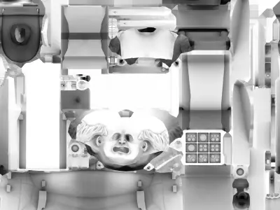 Chief Scientist Mech Skibidi Toilet Series 3D Model  Animation Low-poly 3D model