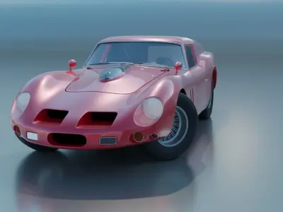 Ferrari 250 GT Breadvan Le Mans 1962f 3D model