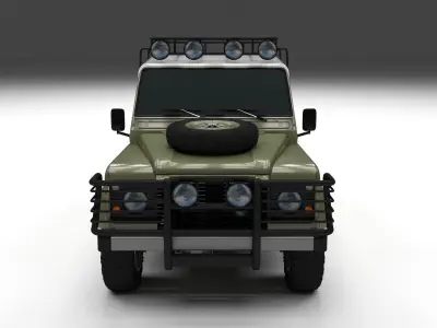 Land Rover Defender 110 Hard Top 3D model