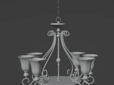 Kathy Ireland Chandelier I Free 3D model