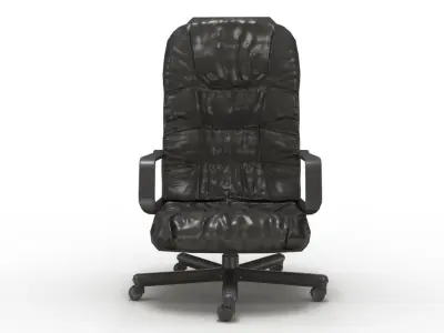 Low Poly Office Chair Low-poly 3D model