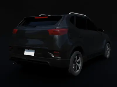 HR-V Car Low polygon Low-poly 3D model
